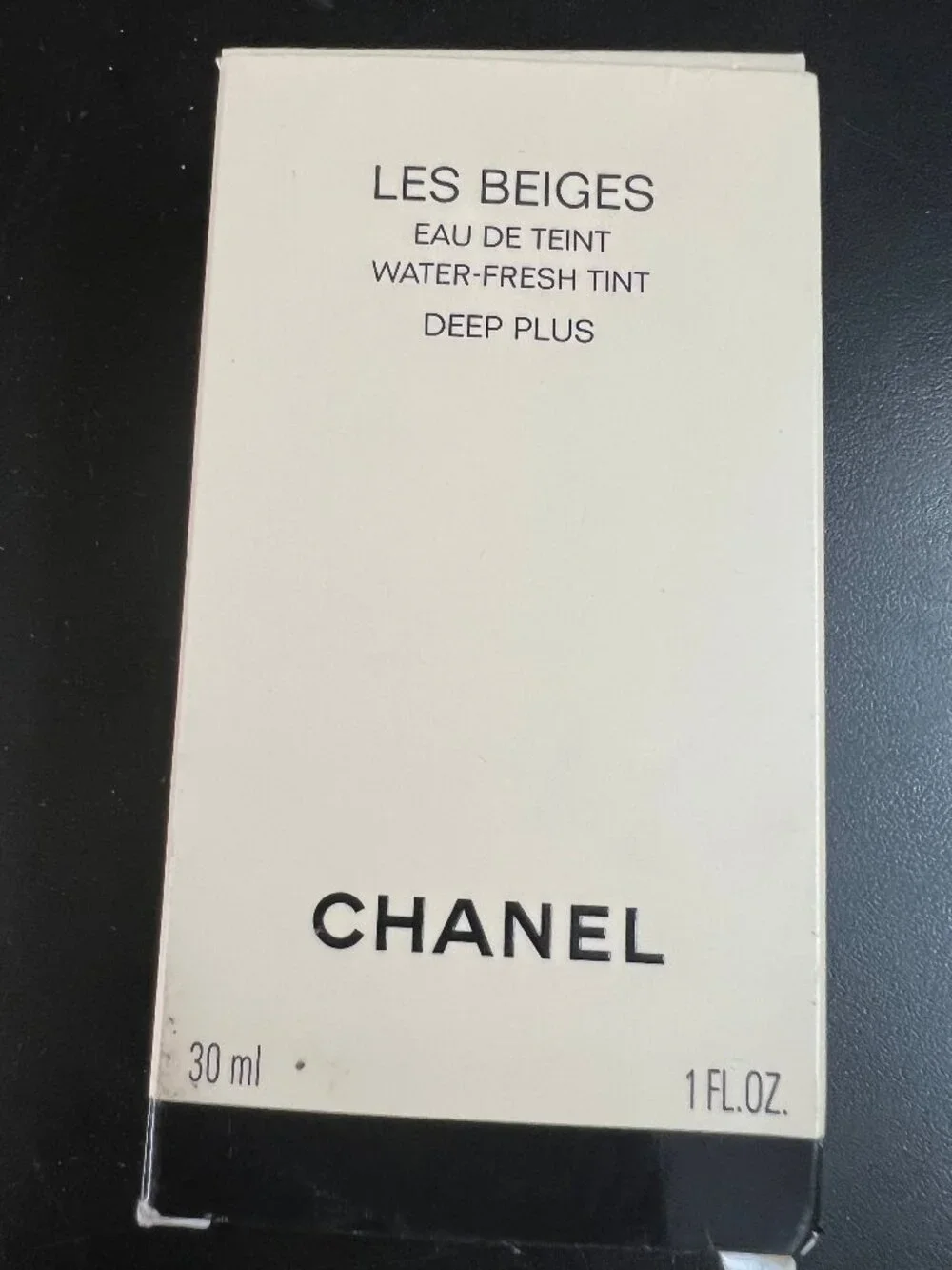 CHANEL LES BEIGES WATER FRESH TINT Deep Plus 30 mL / 1 oz